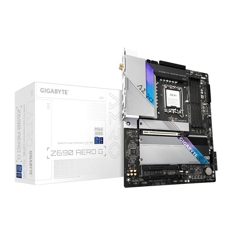 Gigabyte Z690 AERO G Wifi - DDR5 LGA 1700 Intel Motherboard - اللوحة الأم
